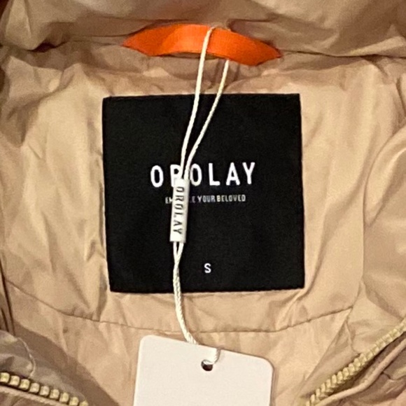 Women’s size S cropped oversized jacket beige new with tag fitting M  new - Picture 3 of 4